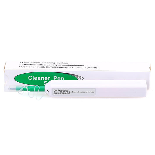 FTTH Fiber Optic Cleaner 2.5mm End-Face Optical Fiber Clean Pen Type Tools for Cleaning The Ferrule of SCFCST Cable Connectors
