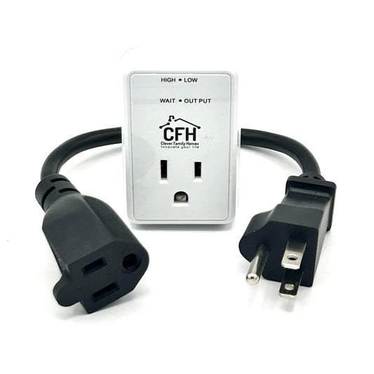 Mini 10-Amp 1200-Watt Surge Protector Smart Plug with Outlet Saver Power Cord