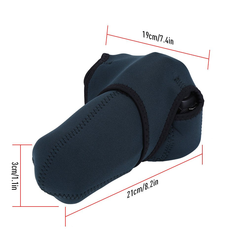Acouto Soft Liner Camera Case Bag Lightweight Navy Sleeve Pouch for SLR DSLR Camera Digital Camera Case Sleeve