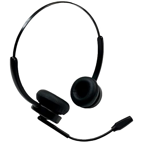 OTM Essentials Pro Wireless Noise Canceling Stereo Headset, Over-The-Head, Black (OB-A6A) (OB-A6B)