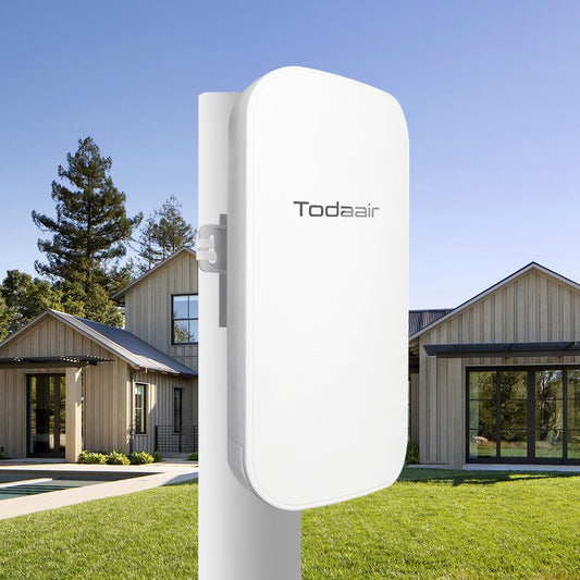 TODAAIR Outdoor WiFi Extender?WiFi Booster | Repeater & AP Mode?IP65 Weatherproof | Up to 300Mbps WiFi Repeater | Easy Set Up WiFi Repeater Wireless