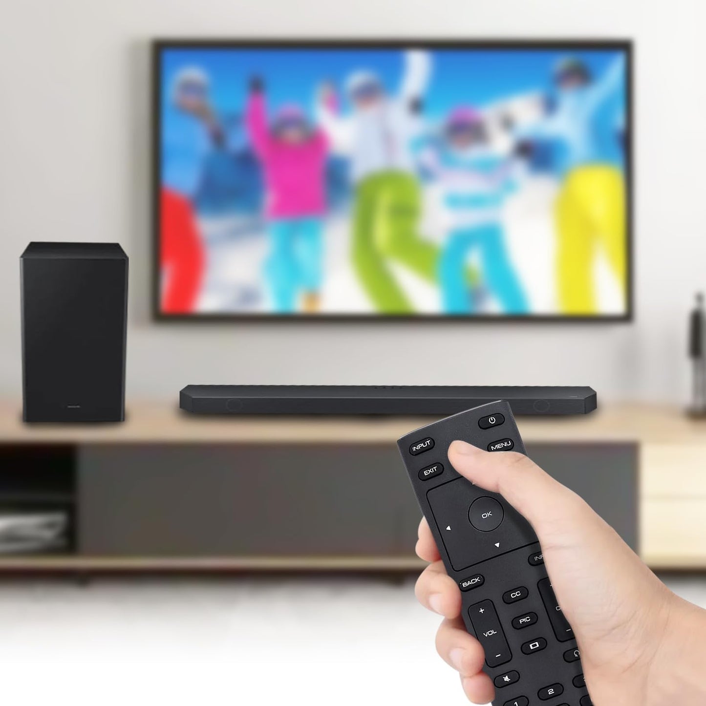 XRT134 Replaced Remote Control fit for Vizio LED LCD TV D24HN-E1 D24HNE1 D50N-E1 D50NE1 D32hn-E4 D24f-F1 D32HN-E4