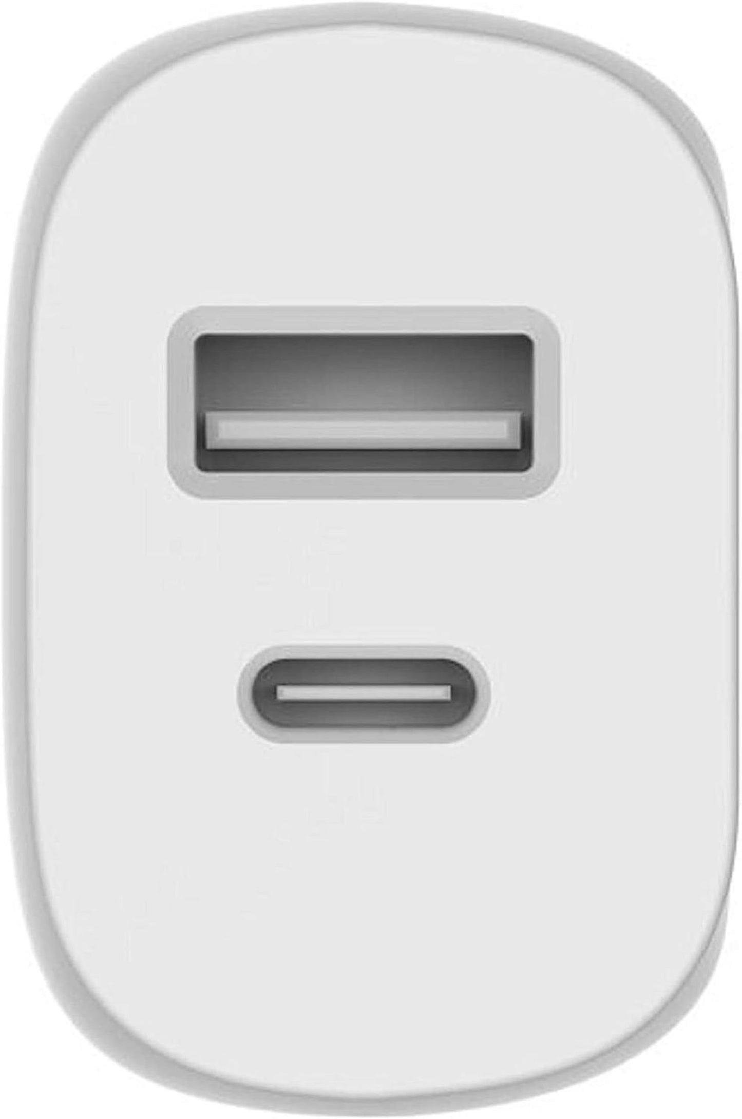 Belkin USB-C Wall Charger 32W with C to C Cable Included, PD & 20W USB-C & 12W USB-A Ports
