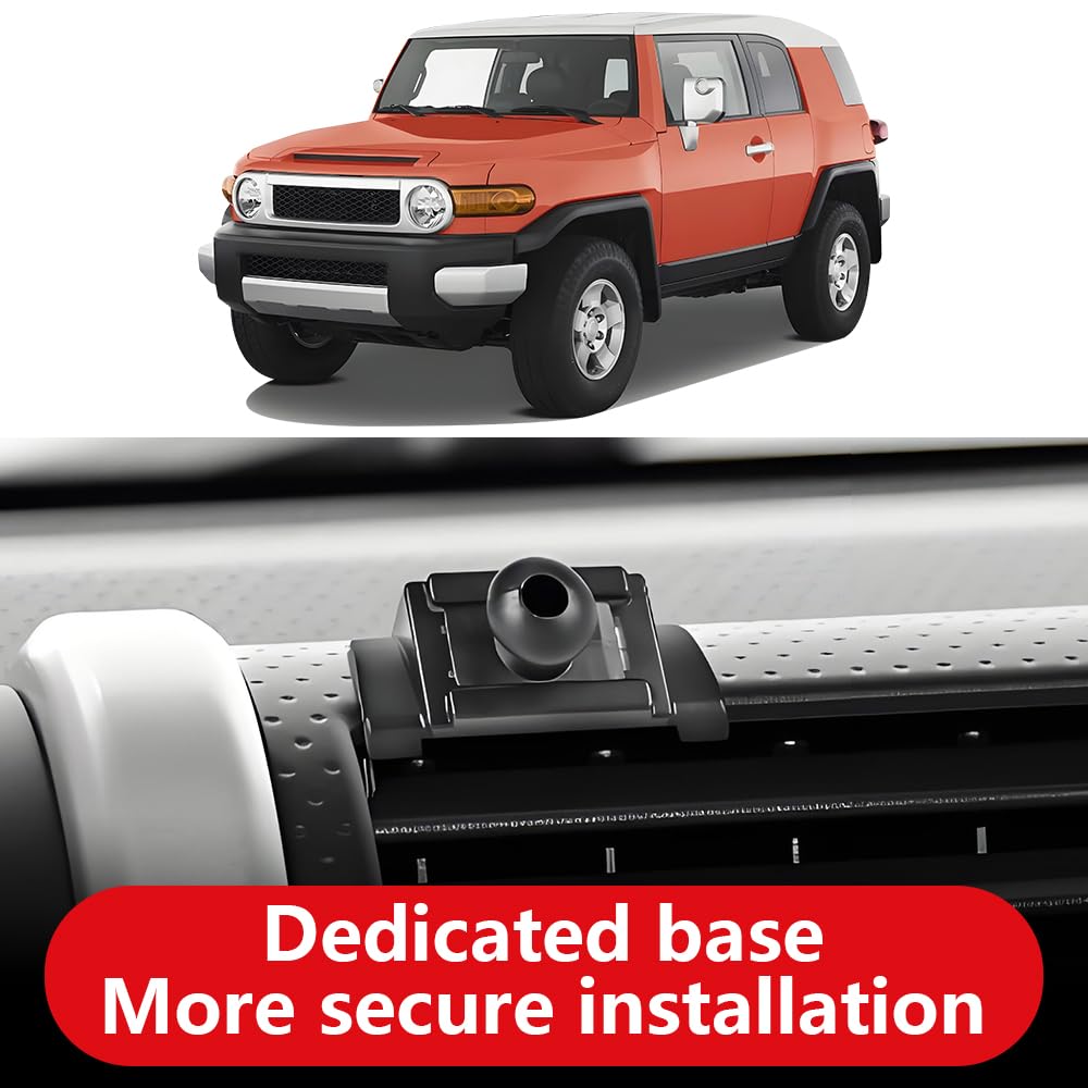 LUNQIN Car Phone Holder for Toyota FJ Cruiser 2007 2008 2009 2010 2011 2012 2013 2014 Auto Accessories Navigation Bracket Interior Screen Decoration