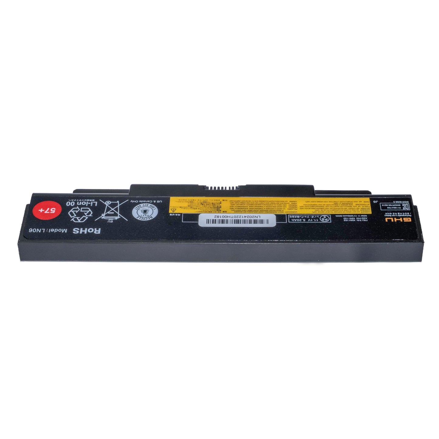 GHU New Battery 58 WH 57+ Replacement for 0C52864 0C52863 45N1152 Fast Charging Rechargeable Over 500 Cycles, Easy Installation Compatible