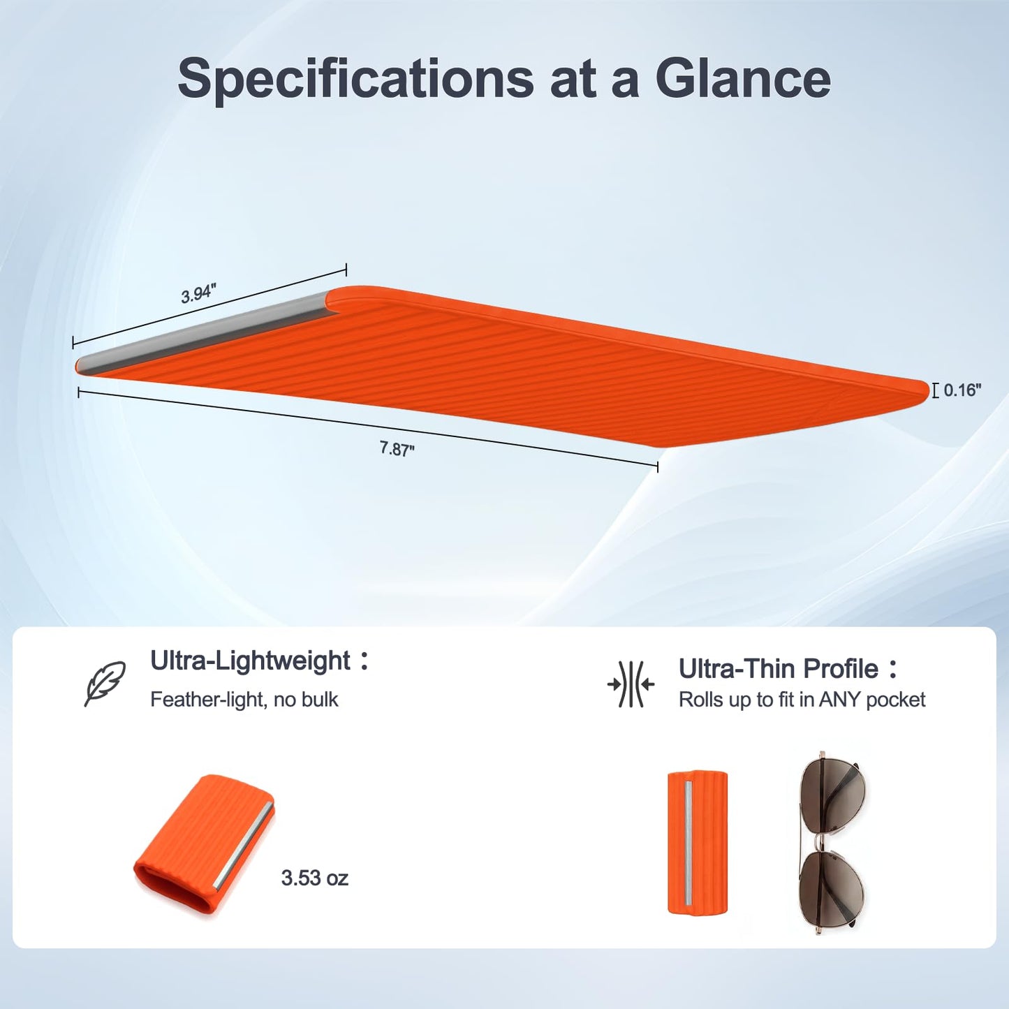 Foldable Silicone Aluminum Holder, Flexible Silicone Phone Stand with Anti-Slip Pad, Portable Rollable Multi-Angle Stand for Phone Tablet Laptop