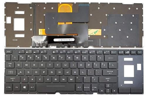 laptoppartshub Replacement Backlit Keyboard for Asus ROG GX501 Series Laptop, USB, 104 Keys