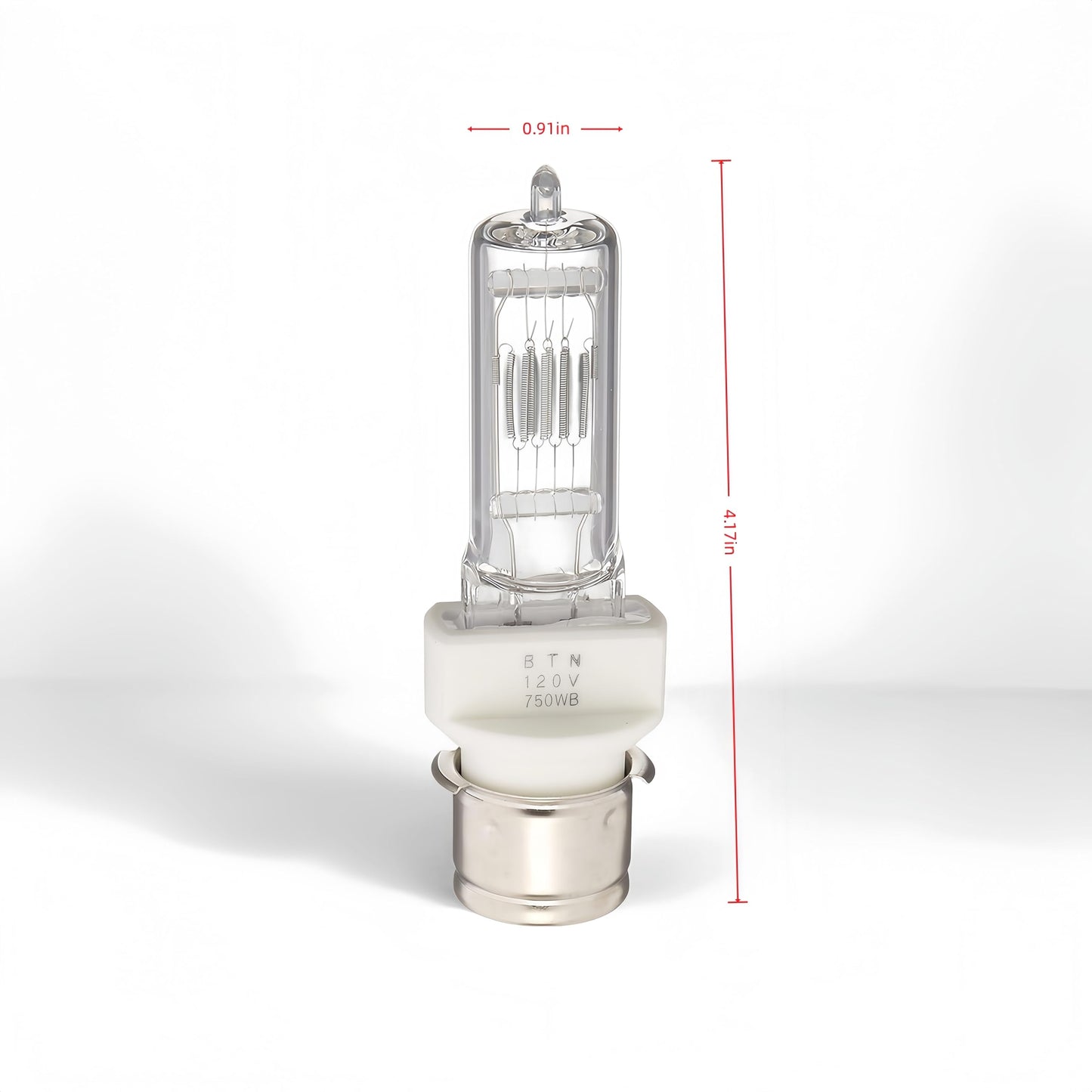 Tawelun BTN 750W 120V P28S / T7/ CL 750-watt 120-volt Medium Pre-Focus Based Stage and Studio T7 Bulb,Clear