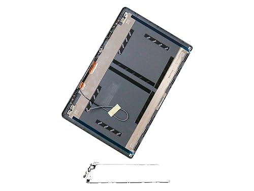 RGBBYTE Laptop LCD Back Cover & Hinges Silver Gray for Lenovo IdeaPad 3-15ALC6 82KU 3-15ADA6 82KR 3-15ITL6 82H8 3 15ABA7 82RN 3 15IAU7 82RK 5CB1B60414