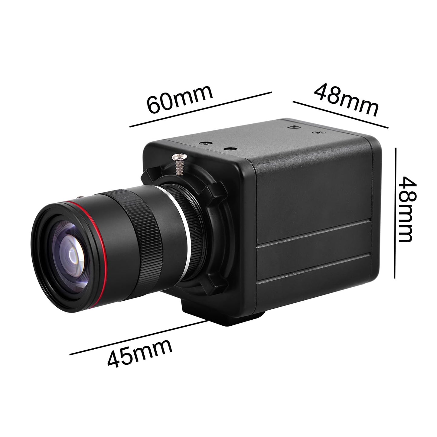 Vanxse 2K 4MP HD Mini CCTV POE WDR AI Box Bullet Netwok IP Security Camera 1/1.8" 6-12mm F1.6 Varifocal Lens Human Vehicle Motion Detection Face