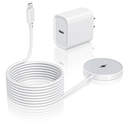 [Apple MFi Certified]10FT Magnetic Wireless Charger for iPhone 17 16,Apple Fast Mag-Safe Charger 15W Fast Wireless Charging Pad for iPhone 17/17