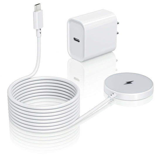 [Apple MFi Certified]10FT Magnetic Wireless Charger for iPhone 17 16,Apple Fast Mag-Safe Charger 15W Fast Wireless Charging Pad for iPhone 17/17