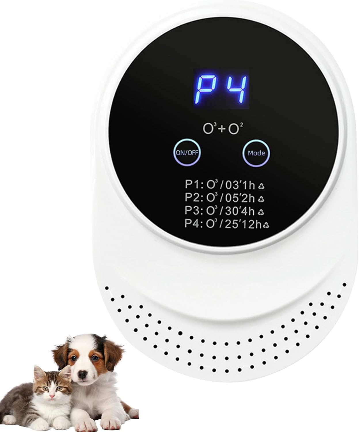 ECO PET SUPPLY Smart Air Purifier with Touch Screen for Pet Houses, Deodorizer