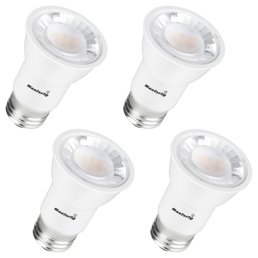 Maelsrlg PAR16 LED Long Neck Recessed Spotlight Bulb, 6W(60W-75W Equivalent) Dimmable, 600 Lumens, 40° Beam Angle, Track Light Bulbs Warm White 3000K