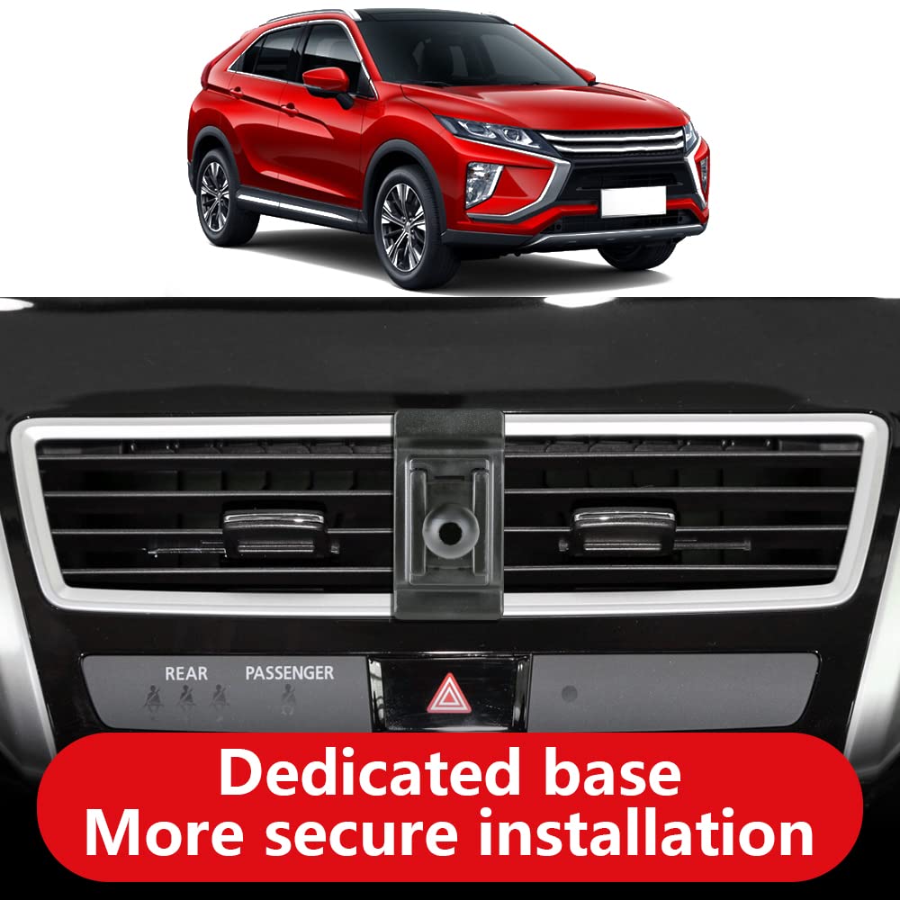 LUNQIN Car Phone Holder for Mitsubishi Eclipse Cross 2018-2026 EC Auto Accessories Navigation Bracket Interior Decoration Mobile Cell Phone Mount