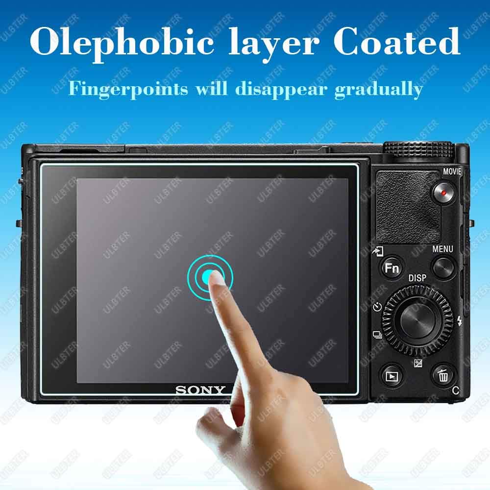 ULBTER Screen Protector for Sony RX100 VII VI V IV III II I RX100M7 M6 Camera [3 Pack], 0.3mm 9H Hardness Tempered Glass Anti-Scrach Anti-Bubble