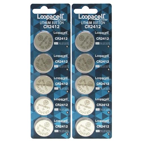 LOOPACELL CR2412 CR 2412 Lithium 3V 10 Batteries