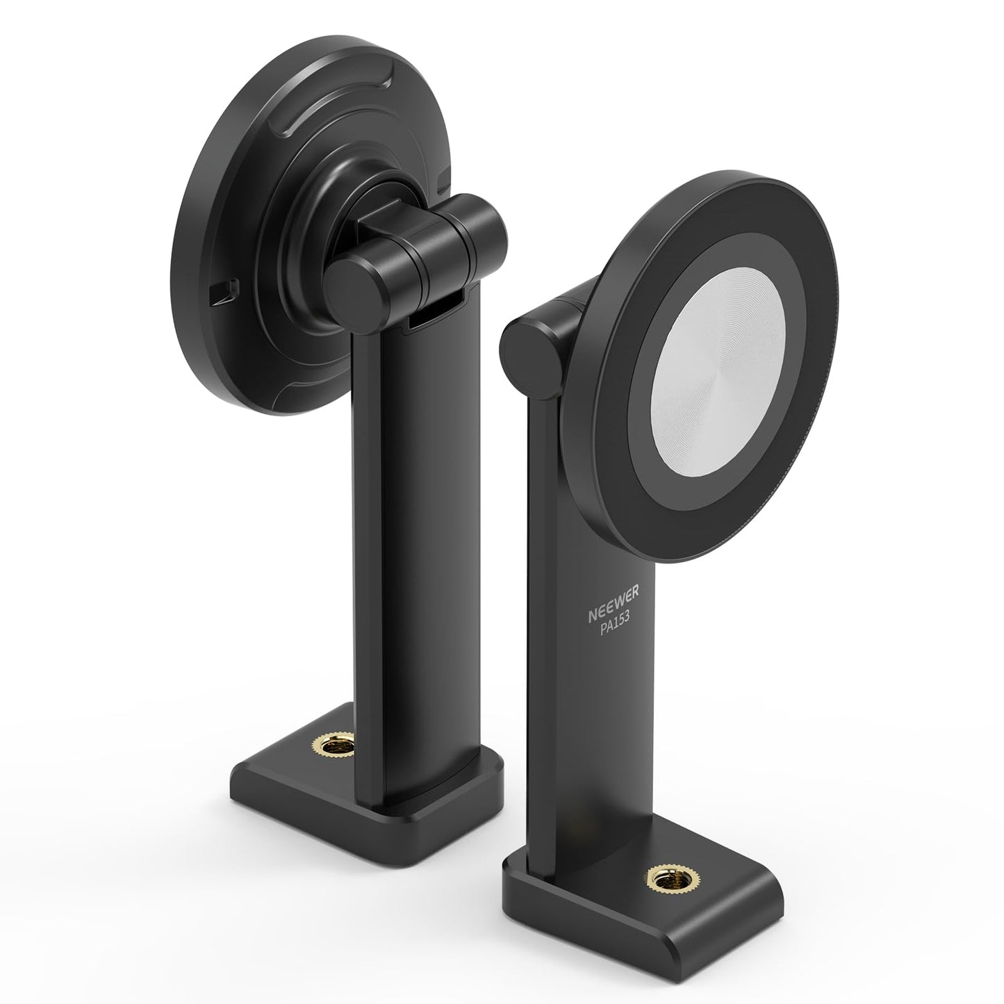 NEEWER Entry Level Version Magnetic Phone Holder Tripod Mount Adapter, 360° Compact Lightweight Portable Compatible with MagSafe iPhone Samsung