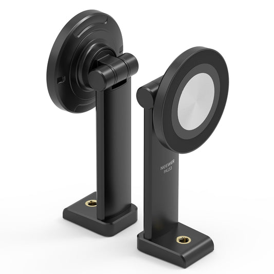 NEEWER Entry Level Version Magnetic Phone Holder Tripod Mount Adapter, 360° Compact Lightweight Portable Compatible with MagSafe iPhone Samsung