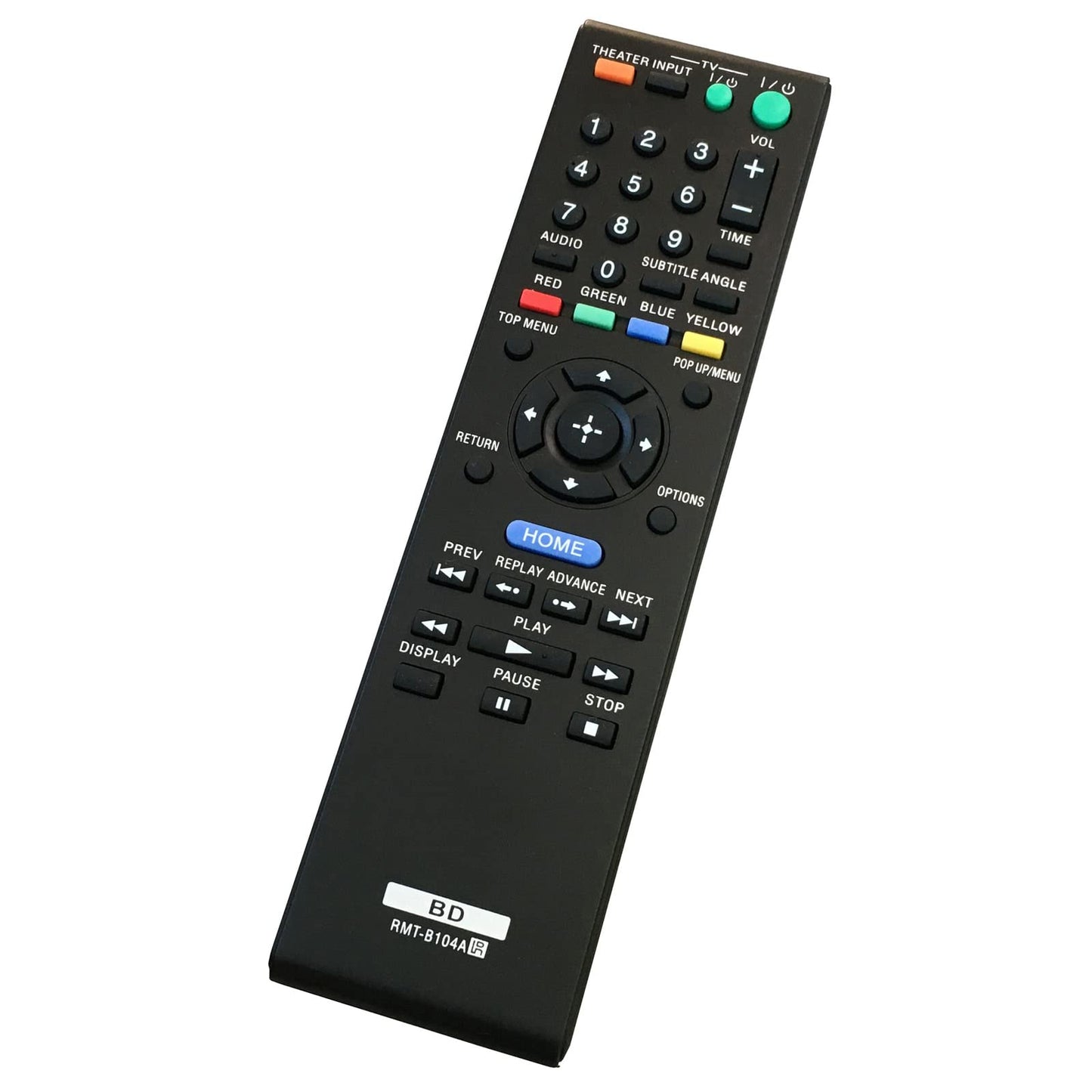 Universal Replacement Remote Control for Sony B102A RMT-B103A RMT-B104A RMT-B108P RMT-B121P BDP-N460 BD Blu-Ray DVD Player