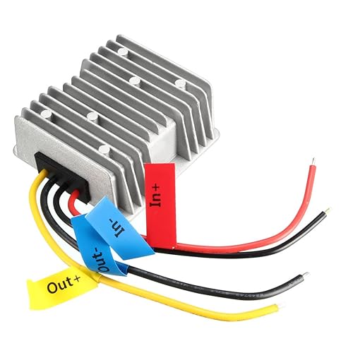 uxcell Power Converter Regulator DC 12V/24V(9V~35V) to DC 5V 20A 100W Waterproof Voltage Convert Transformer