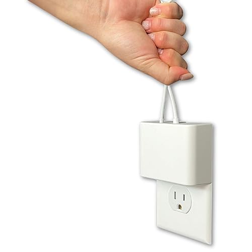 Permaplug Charger Lock: Anti-Theft & Tug-Proof Phone Charger Lock System for Apple iPhone 14/13/12/11/ X/MAX/XR/ 8/6/7/ XS, iPad, iPod Touch