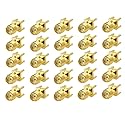 bnafes SMA Female PCB Panel Edge Mount Connector Straight Solder RF Coaxial Adapter 25PCS