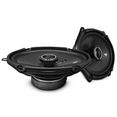 BLACK DIAMOND DIA-57.2 5x7 2-Way Coaxial Speaker, Car Audio 4-Ohm 150 Watts (2 Speakers)