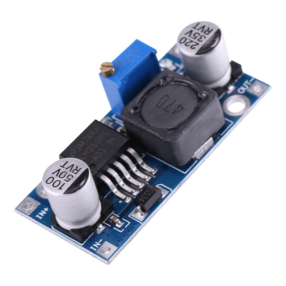 DC to DC Converter LM2596 3.0-40V to 1.5-35V Power Supply Step Down Module (8 Pcs)