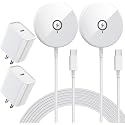 [Apple MFi Certified]iPhone Magnetic Charger,6FT 2Pack Apple Wireless Charger Pad 15W Mag Safe Fast Charging iPhone Flat for iPhoneAir/17 Pro Max/16
