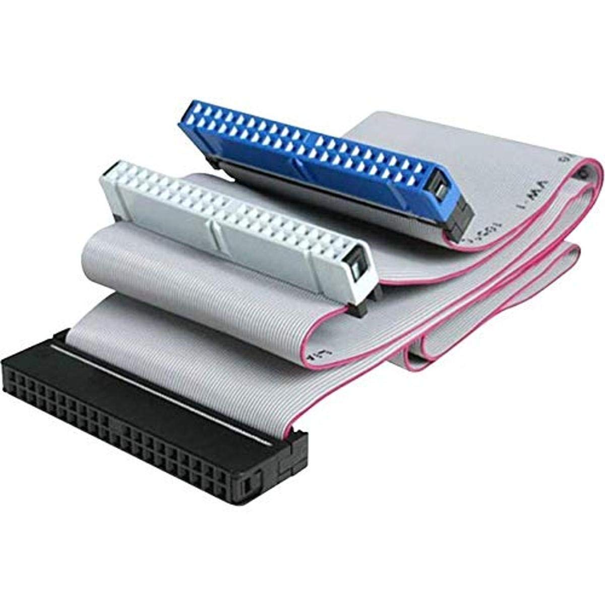 StarTech.com 18in Dual Drive Ultra ATA IDE Hard Drive Cable - IDE / EIDE cable - UDMA 66/100 - 40 pin IDC (F) to 40 pin IDC (F) - 1.6 ft - IDE66, Gray