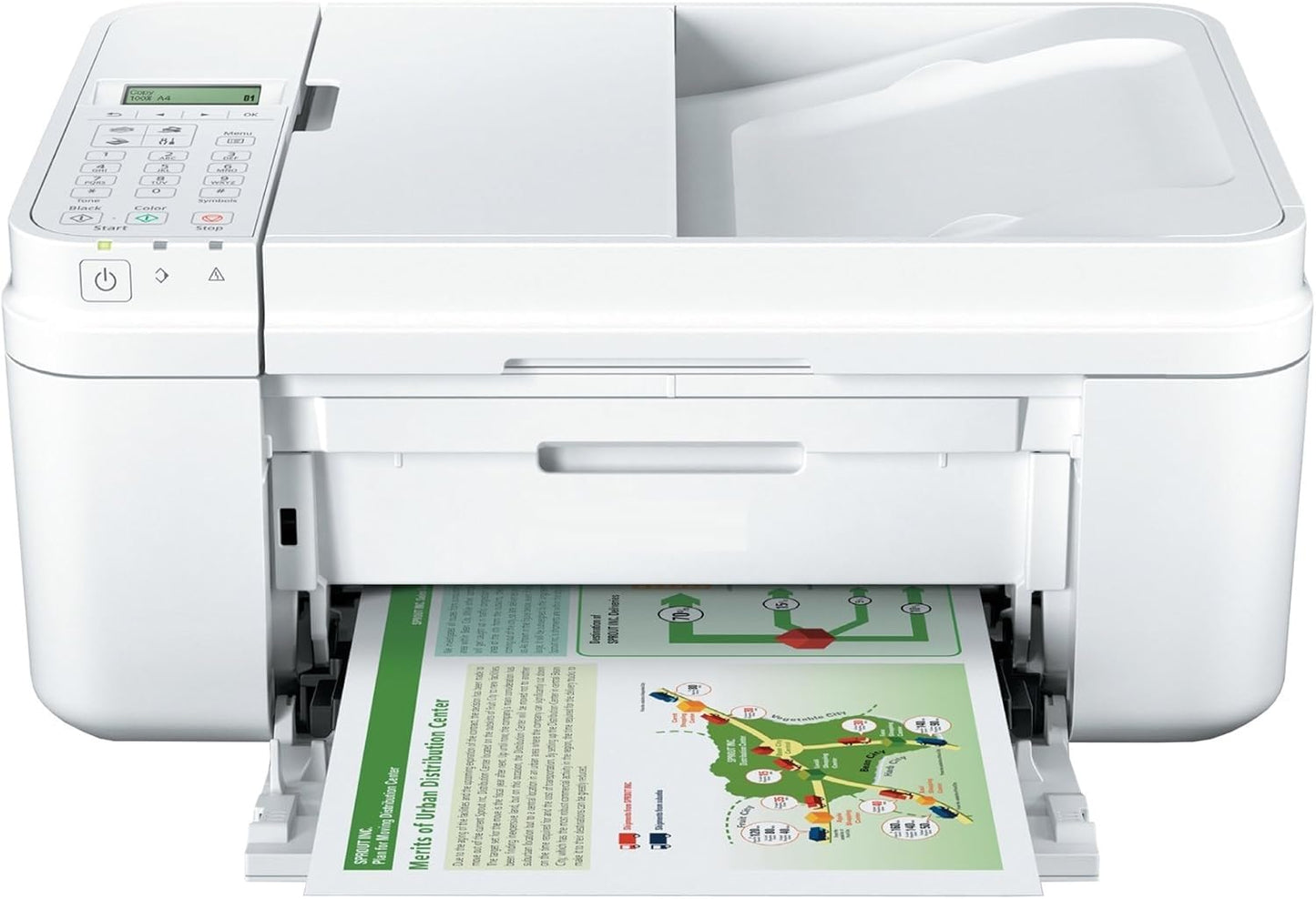 E-Z Ink 275XL 276XL for TR4720 Printer with Scan, Copy and Auto 2-Sided Printing - Wired-Only,White, Medium