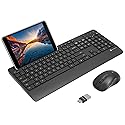X9 Wireless USB-C Keyboard and Mouse Combo - Dual Port Compatibility (USB C + A) - Versatile Mouse Keyboard Combo Wireless w/ 8" Phone Stand and 113