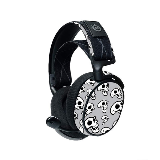 MightySkins Compatible with Steelseries Arctis 7 Gaming Headset (2019) - Laughing Skulls | Protective, Durable, and Unique Vinyl Decal| Easy to Apply