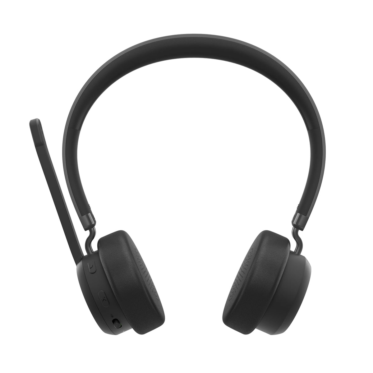 Lenovo Wireless Stereo Headset, Noise Cancelling Mic, Bluetooth 5.3 Multipoint, 31-Hour Talk & 60-Hour Playback, Lightweight 138g, Replaceable Earcups