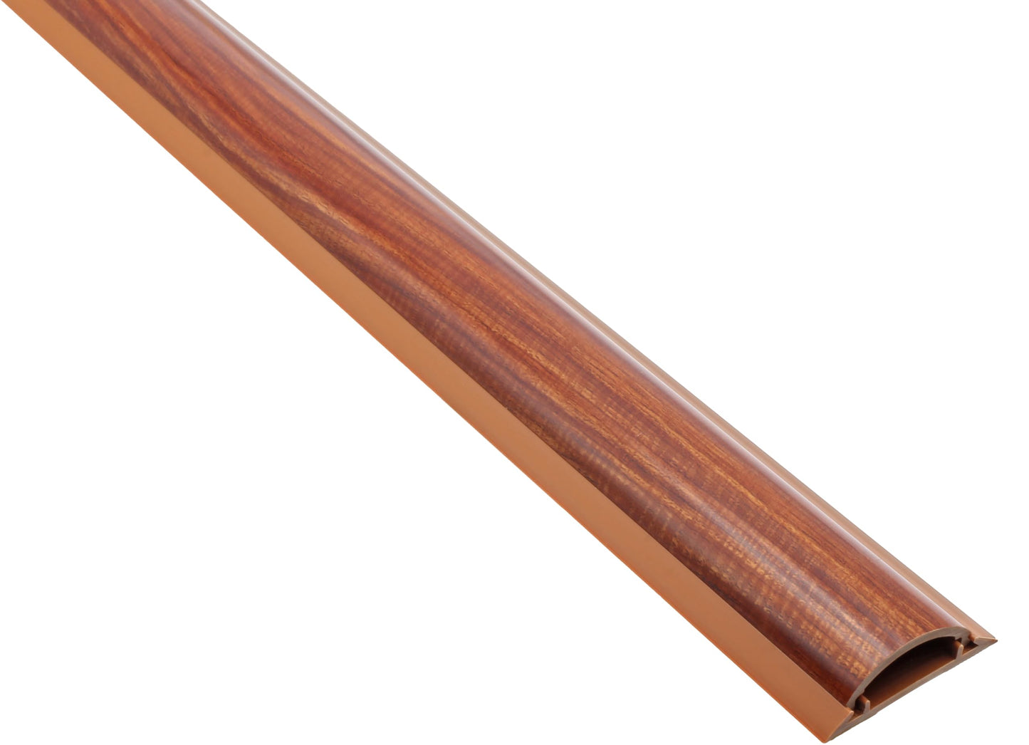 Electriduct Cable Shield Floor Cord Cover CSX-2 PVC Wire Protector 36 Inch - Wood Grain Cherry