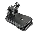 360 Degree Rotary Backpack Hat Rec-Mounts Clip Fast Clamp Mount for GoPro Hero 2 3 3+ Sony action cam HDR-AS200V AS100V AS30V AS20V AZ1 FDR-X1000VR