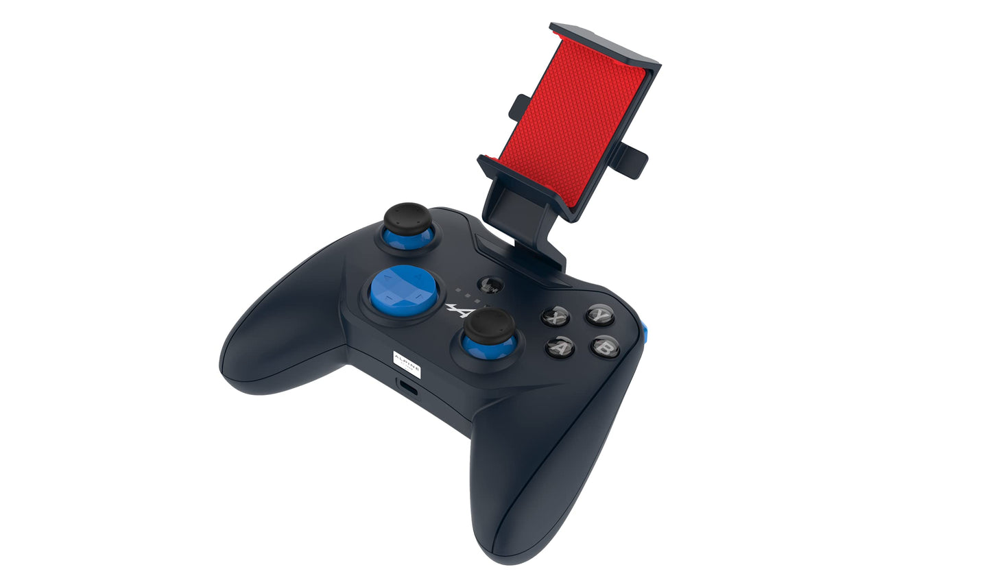 Mfi Certified Gamepad Controller for iOS iPhone - Licensed Alpine F1 Edition - Wired with L3 + R3 Buttons, Power Pass Through Charging, 8 Way D-Pad