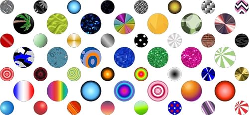 StickerTalk StickerTalk, Random Patterns Camera Dots Covers, 1 Sheet of 53 Stickers, 32 0.25 in. Dia., 21 0.375 in. Dia., 0.25 in. Dia., 0.375 in. Dia