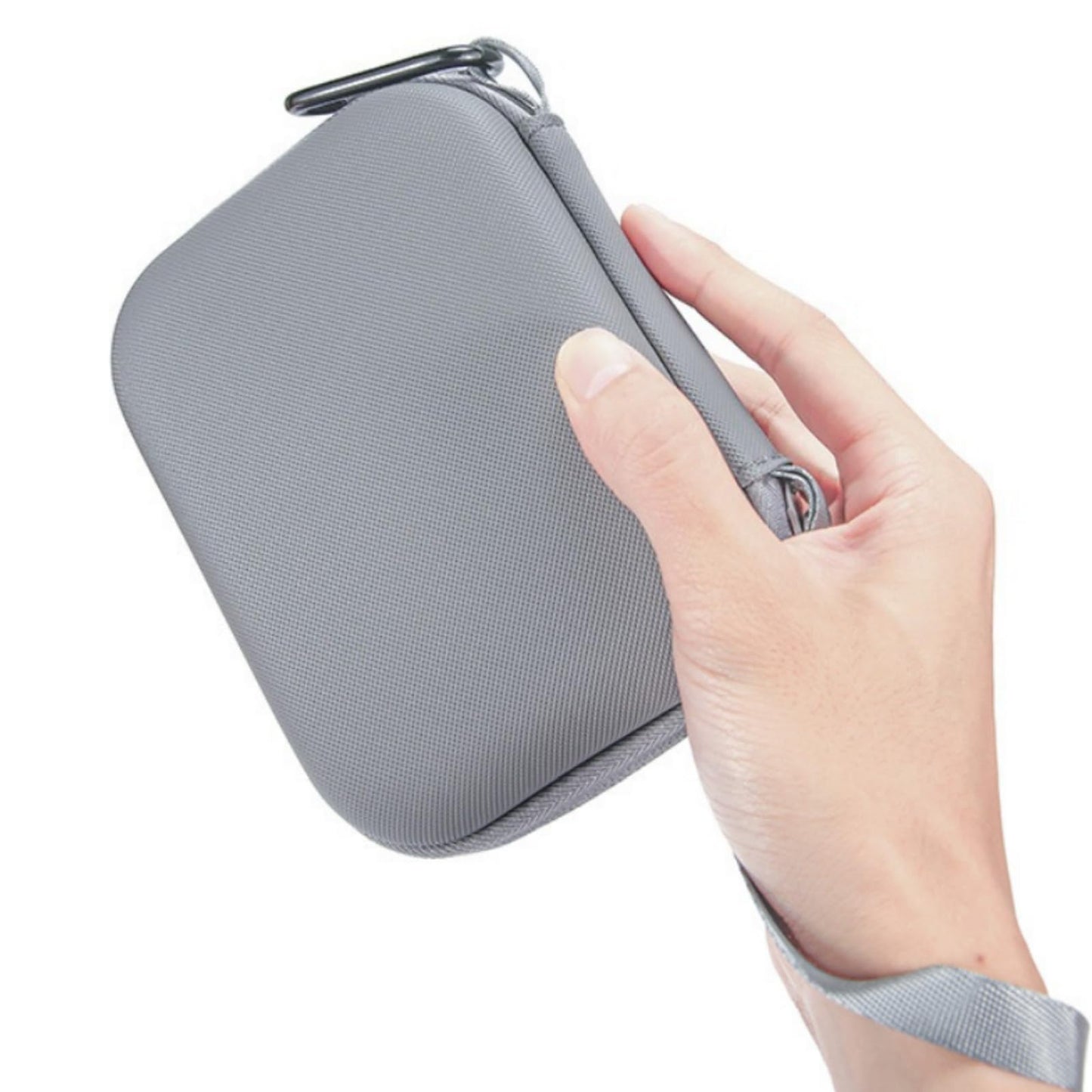 Honlyn Carrying Case for DJI Osmo Action 6,PU Storage Travel Bag for DJI Osmo Action 6 Accessories (Gray)