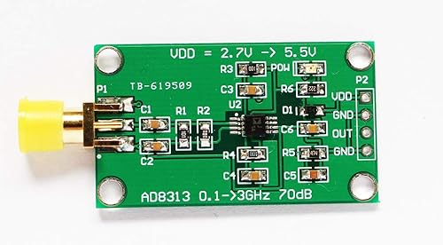 Taidacent AD8313 0.1 GHz to 2.5 GHz 70 dB Logarithmic Detector/Controller RF Log Detector Power Amplifier