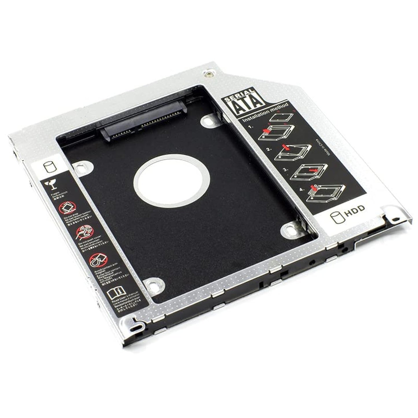 2nd SATA HDD SSD Hard Drive DVD CD ROM Optical SuperDrive Caddy Tray Frame for Unibody MacBook / MacBook Pro 13 15 17 Early mid Late 2008 2009 2010