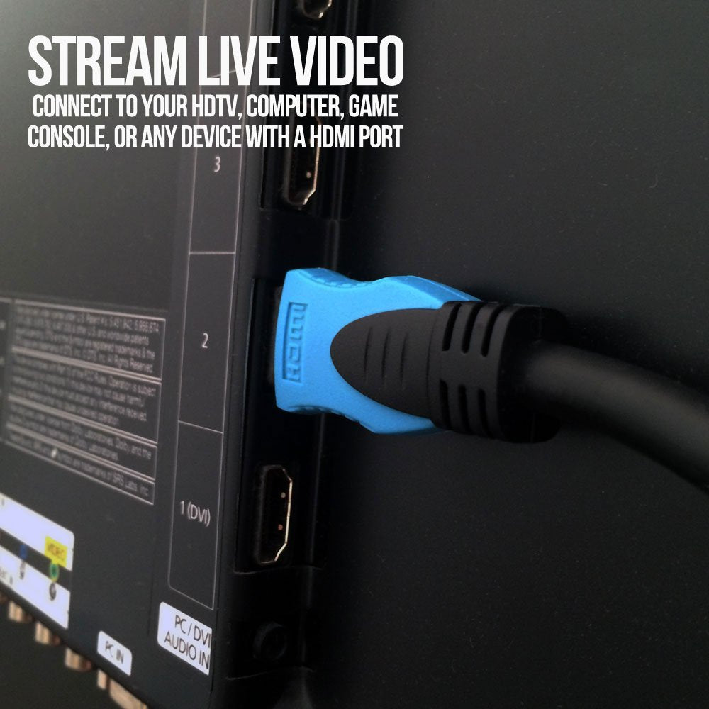 Buhbo High Speed HDMI 2.0 Cable (25 Feet) for 4K Ultra HD