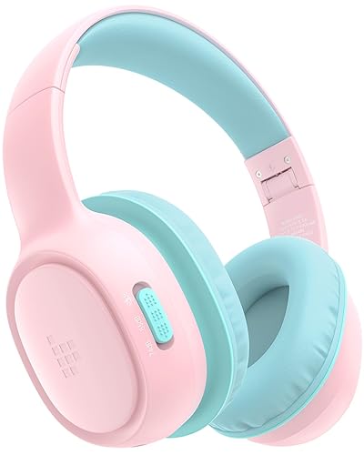 Tronsmart KH02 Kids Headphones Volume Limit 74/85/93dB, 45H Playtime, 3.5mm Jack, Foldable, Wireless Headphones with Microphone…