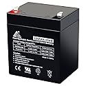 ECI Power 12V 5AH VRLA AGM 12V 5AH Rechargeable Battery for LiftMaster 485LM/Craftsman 53918/Chamberlain 4228 Garage Door Opener, Security Alarm, etc