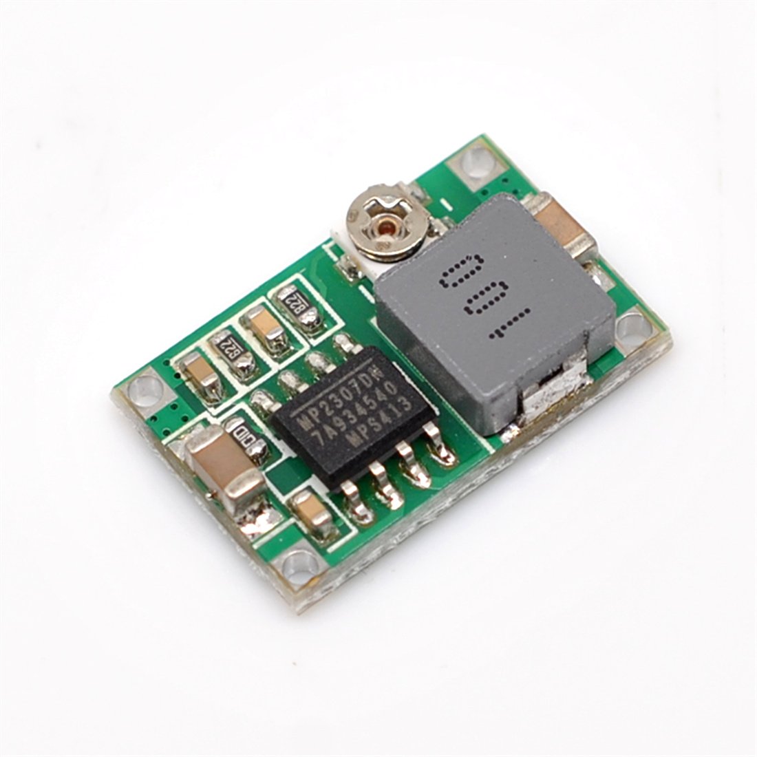 Oiyagai 10Pcs Mini 360 MP2307 DC-DC Buck Converter Step Down Power Supply Module Adjustable 4.75V-23V to 1V-17V for Arduino RC DIY Projects