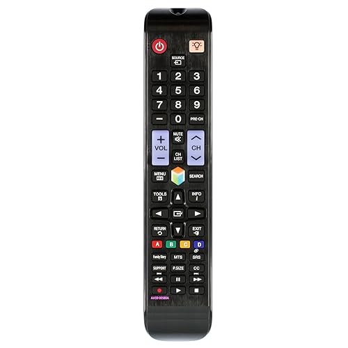AA59-00580A Replace Remote Fit for Samsung UN32EH5300 UN32EH5300F UN32EH5300FXZA UN40EH5300F UN40ES6100F UN40ES6100FXZA UN40ES6150F UN46ES6100F