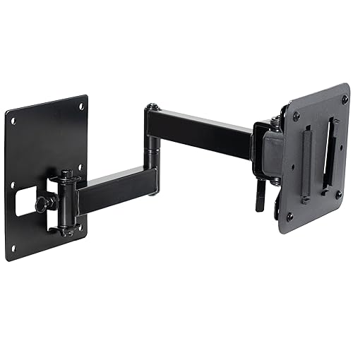 VIVO Sturdy Plastic Polymer and Steel RV TV Mount with Articulating Arm, VESA 100x100mm Mounting Pattern, Holds up to 22 lbs, Wall Bracket for Indoor