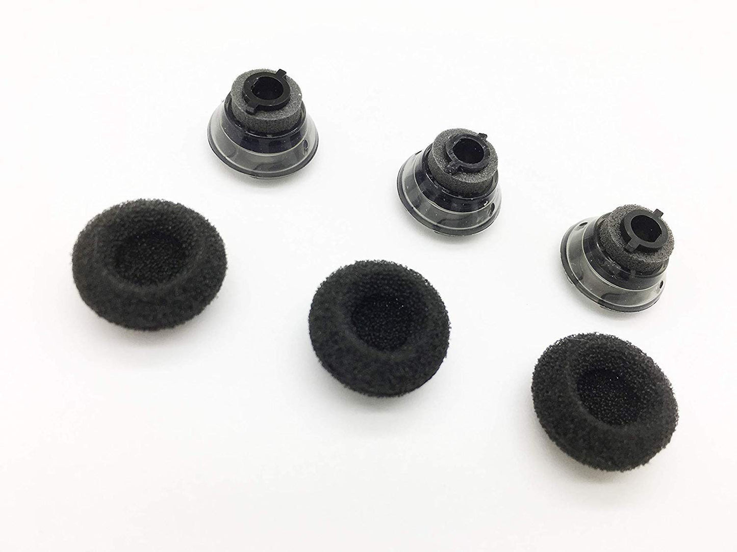 Reki Voyager 5200 Ear Tips - 3 Pcs Premium Replacement Earbuds Eartips Eargels & Foams Set Compatible with Plantronics Voyager 5200 5220 Wireless