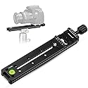 Koolehaoda 200mm Camera Rail Nodal Slide Metal Quick Release Plate Clamp Compatible with Arca Swiss for Camera